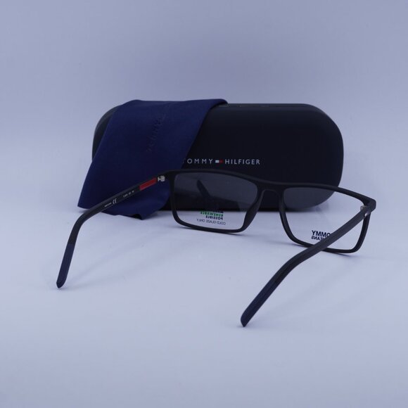 Tommy Hilfiger TJ 0019 0003 00 Eyeglasses Black 55mm Rectangle Frame - Picture 10 of 10